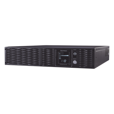 PR1500LCDRTXL2U - Cyberpower UPS de 1500 VA/1500 W, Topología Línea Interactiva, Entrada 120 Vca NEMA 5-15P, Onda