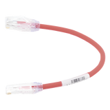 UTP28X8INRD - Cable de Parcheo UTP / Cat6A / 28 AWG / CM-LSZH / 0.67 pies / Rojo