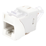 U6A-H02NS - Jack / Cat6A UTP / Montaje Híbrido Plano y Angulado / Terminación 110 / Industrial -10 a 60°C / UL 94 V-0