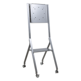 U1SS - Soporte Móvil para Pantalla / Carga 100 kg (220 lbs) / 55" a 98" / VESA 400 x 400 mm / Superficie Antibacteriana / Base con Ruedas