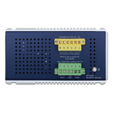 IGS-6329-8UP2S4X - PLANET Industrial L3 8-Port Gestionado Gigabit Ethernet (10/100/1000) Energía sobre Ethernet (PoE) Aluminio, Azul