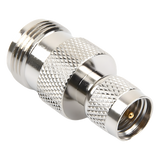 RFU-620 - Rf Industries,Ltd Adaptador en Línea, de Conector Mini-UHF Macho a N Hembra, Níquel/ Oro
