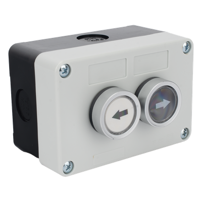 XBS-SW-22 - Botonera doble / IP40 / NO / 24VDC / 106 x 72 x 58 mm / 4.2 x 2.8 x 2.3 in