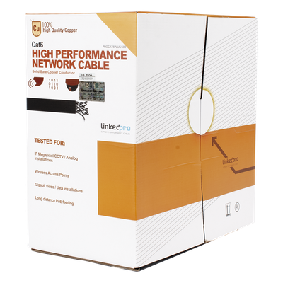 PRO-CAT-6-PLUS/500 - Linkedpro By Epcom Bobina de Cable Cat6+ / 152.5 m (500 ft) / Calibre 23 PRO-CAT-6-PLUS/500