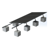 VEKTOR8R - Kit de Montaje Fotovoltaico / 4 Módulos 30-35 mm / Riel No.8 / Viento 136 km/h (84.5 mph) / Inclinación 20° a 45° / Longitud 5400 mm (17.7 ft)