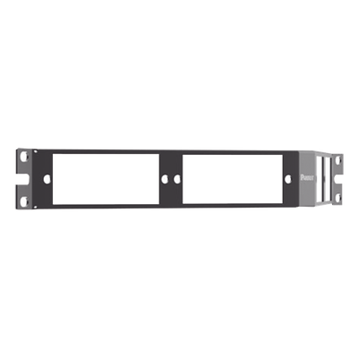 CFAPPBL1A - Panduit Patch Panel de Fibra Óptica, Para 4 Placas Acopladras FAP o FMP, Angulado, Color Negro