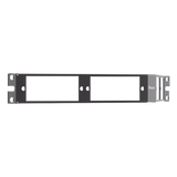 CFAPPBL1A - Panduit Patch Panel de Fibra Óptica, Para 4 Placas Acopladras FAP o FMP, Angulado, Color Negro