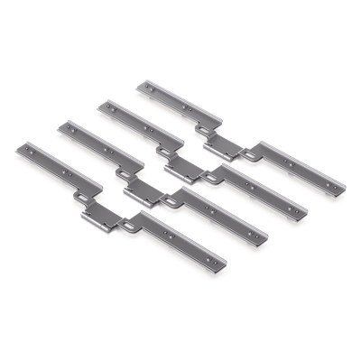 UACC-RACK-STACKING-KIT - Kit de apilamiento para rack / 6U a 12U / Sin herramientas / Acero SPCC / 19,7 x 2,7 x 0,9'