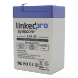 LK4.56 - Linkedpro By Epcom Batería de Respaldo AGM / 6 VCC / 4.5 Ah LK4.56