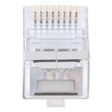 TC6S-PASS - Linkedpro By Epcom Plugs Pass Through / Cat6 Blindado / Chapado Oro 30μm TC6S-PASS
