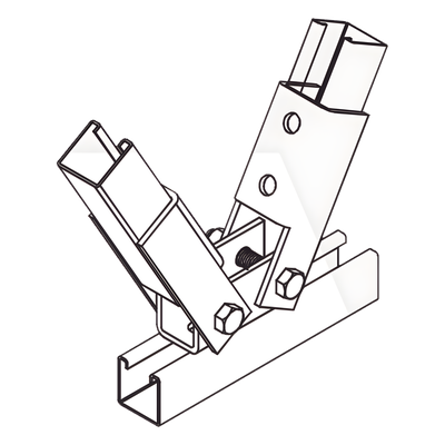 ANC-HN02 - Anclo Base Cuadrada / Acero Resistente / 4 Perforaciones ANC-HN02
