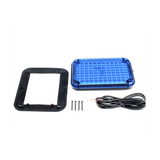 XLTE515BV2 - Luz de advertencia / 9x7" (22.9x17.8 cm) / 104 LED / 12 VCC / 1 A / 10 patrones de destello / Montaje permanente / Azul