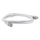 LP-STP-6A-100-WH - Patch Cord / Cat6A Blindado / 10G / 1.0 m (3.28 ft) / 500 MHz / AWG 27 / Blanco