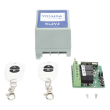 KL2V2 - Módulo de Mando y 2 Transmisores para Cerco Eléctrico Yonusa, Compatible con Todos los Energizadores, Conexión Sencilla