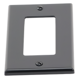 HUB-P26-BK - Hubbell Tapa para Contacto Dúplex / Policarbonato Termoplástico / Decorador HUB-P26-BK