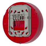 WAV-CRL - Base AV inalámbrica direccionable / Montaje en techo / Color rojo / Red malla Clase A / Serie L System Sensor / Paneles ES-200X, MS-9600