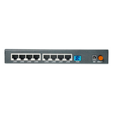 V2808-8GL-PSE - ONU Dual EPON/GPON / 8 Puertos PoE 802.3at Gigabit / 1 Puerto SC/UPC / Triple Play / Gestión OLT