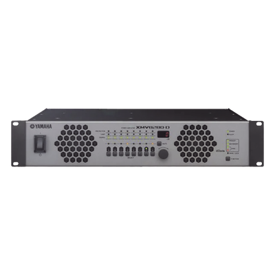 XMV8280-D - Amplificador de Audio Multicanal / 8 Canales / 280W @ 8Ω / 250W @ 100V / Dante / Clase D / Alta y Baja Impedancia Simultánea