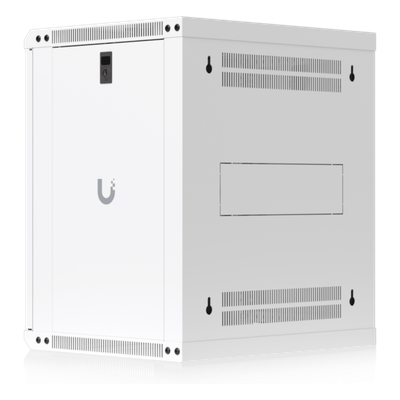 UACC-RACK-12U-WALL-450-G - Gabinete Rack 12U / 550 x 450 mm / 50 kg Carga / Vidrio Templado / 21.7 x 17.7 x 25'