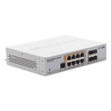 CRS112-8P-4S-IN - CRS112-8P-4S-IN, Switch PoE 8 GbEth, 4 SFP, 160w, 802.3af/at y 24v pass