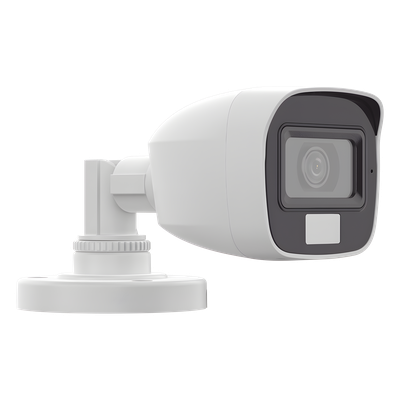 THC-B127-LMS/NEU - Cámara Bala TURBOHD / 2 Megapixel / Dual Light 20 m (65.6 ft) IR + 20 m (65.6 ft) Luz Blanca / Lente 2.8 mm / 100° Ángulo de Visión / Audio por Coaxitron / IP66 / Metal