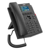 X303P - Teléfono IP Empresarial / 4 Líneas SIP / Pantalla LCD 2.4 Pulgadas / PoE / Audio HD / Conferencia 6 Participantes