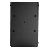 XGL84812B - Gabinete para Centro de Datos / 48 UR / 800 mm Ancho x 1070 mm Profundidad / Puertas Perforadas 80% / Carga Estática 1588 kg / Acero Epoxi Negro