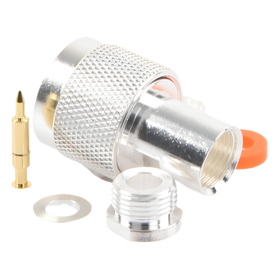 RFN-1000-1S - Rf Industries,Ltd Conector RF N Macho / Ensamble por Rosca / Compatibilidad RG-58/U y RG-142/U