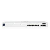 UISP-R-PRO - Router para ISP / 9 Puertos GbE RJ45 / 4 Puertos 10G SFP+ / Switch Capa 2 / NAT 9.5 Gbps / Pantalla Táctil 1.3" / Montaje en Rack