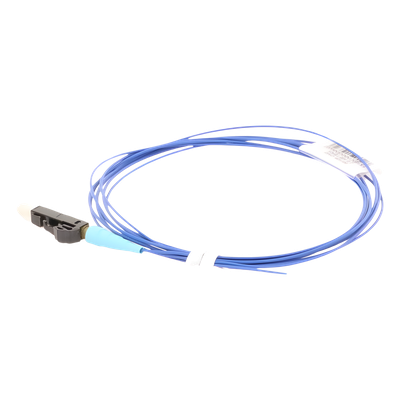 FX1BN1NNNSNM002 - Pigtail de Fibra Óptica / LC Simplex / Multimodo OM3 50/125 / 900um / 2 Metros (6.56 Pies) / LSZH / Aqua