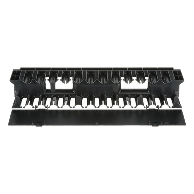 NCMHF2 - Organizador de Cables Horizontal / Rack 19in / 2UR / Frontal / ABS / Cat 6 y 10G