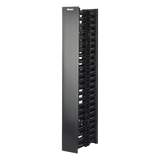 WMPV22E - Organizador Vertical de Cable / Doble Frontal y Posterior / 22.5 UR / 4.9in Ancho / 41.5ft Altura / Negro