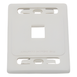 MX-FP-S-01-02 - Siemon Placa de Pared Modular / 1 Salida / Compatibilidad Z-MAX y TERA Blindados MX-FP-S-01-02