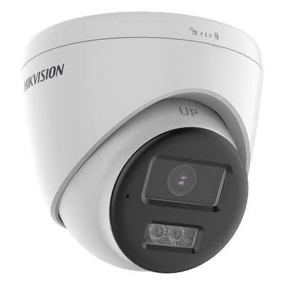 DS-2CE78U0T-LTS - Hikvision Cámara Turret TURBOHD / 4K 8 Megapixel / Dual Light 40 m (131.2 ft) DS-2CE78U0T-LTS