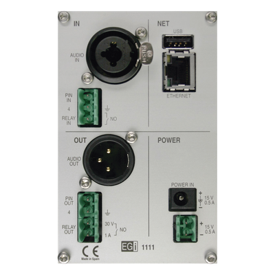 1111EGI - EGI AUDIO SOLUTIONS 1111EGI amplificador de audio digital Ethernet Plata