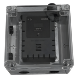 WHK-1 - Kit de Carcasa Protectora / Policarbonato UL para Exteriores / 15.9 x 15.9 x 8.9 cm (6.3 x 6.3 x 3.5 pulgadas) / Cubierta Transparente / Ventilación con Tapones de Nailon