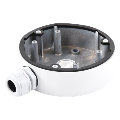 DS-1280ZJ-DM18 - Hikvision Caja de Conexiones para Mini Domo IP / Aluminio / IP66 DS-1280ZJ-DM18