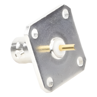 RFB-1115-14 - Rf Industries,Ltd Conector BNC Hembra / Soldable para Chasis / 4 Perforaciones 18 mm (0.59 ft)