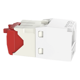 CJ5E88TGWH - Conector Jack RJ45 / Mini-Com TG / Cat 5e / 8P8C / Sin herramienta de impacto / -10°C a 65°C