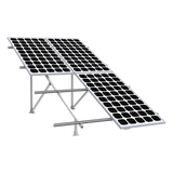VEKTOR5R2X2 - Montaje para Panel Solar / Arreglo 2x2 / Riel 5 de 2700 mm / Módulos 30-35 mm / Viento 151 km/h (93.8 mph) / Inclinación 25°