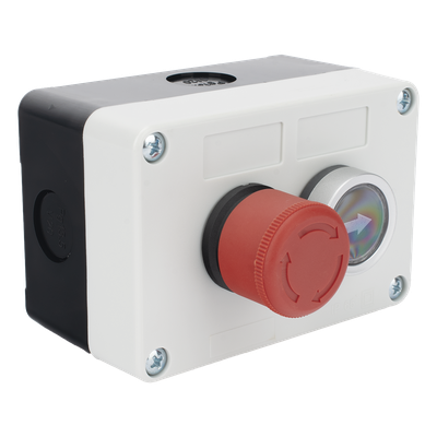 XBS-SW-23 - Botonera de Control / Doble Canal / IP40 / Contactos NC/NO / -20 a 50 °C / Barreras y Operadores Vehiculares
