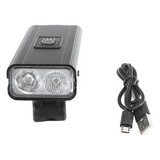 XBK02 - Luz Delantera para Bicicleta / 1000 Lúmenes / IP67 / Batería Dual 3.7 V / USB / Resistencia a Caídas 2 m (6.6 ft)