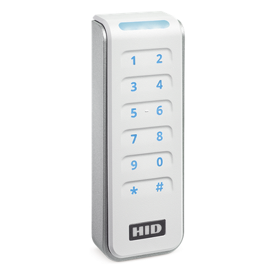 R20KFW - Hid Lector de Control de Acceso / Multitecnología SEOS, iCLASS, MIFARE DESFire EV2 / Teclado