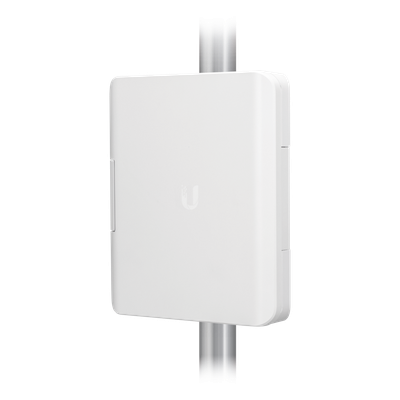 USW-FLEX-UTILITY - Gabinete Exterior para Switch / PoE 60W / Montaje en Poste / Gestión de Cables / IP Resistente a la Intemperie