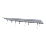 VEKTOR8RPRO - Kit de Montaje para Panel Solar / Riel 5 de 5.4 m (17.7 ft) / 4 Módulos de 35 mm / Velocidad de Viento 190 km/h / Inclinación 20-45° / Ground Clip Integrado