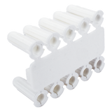 TP-0 - Taquete de Fijación / Doble Expansión Multidireccional / Tornillo 8 mm x 3/4" (19.1 mm) / Polietileno HDPE / 100 Piezas / -50°C a +80°C