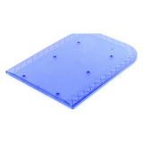 Z67DLB - Domo lateral de reemplazo / Policarbonato / Compatible X67A / Color azul / Sin herramientas