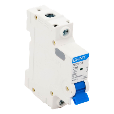 NXB631PC16 - Chint Interruptor Termomagnético DIN / 1 Polo / 16 A NXB631PC16