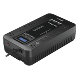 EC850LCD - CyberPower EC850LCD sistema de alimentación ininterrumpida (UPS) Línea interactiva 0,85 kVA 510 W 12 salidas AC