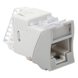 U5-H04NS - Jack de Cobre Cat5e / UTP / Montaje Híbrido Plano y Angulado / Terminación T568A/B / UL94 V-0 / -10 a 60°C